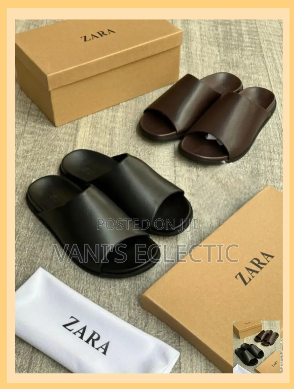 Zara Cross Straps Slides (Slippers)
