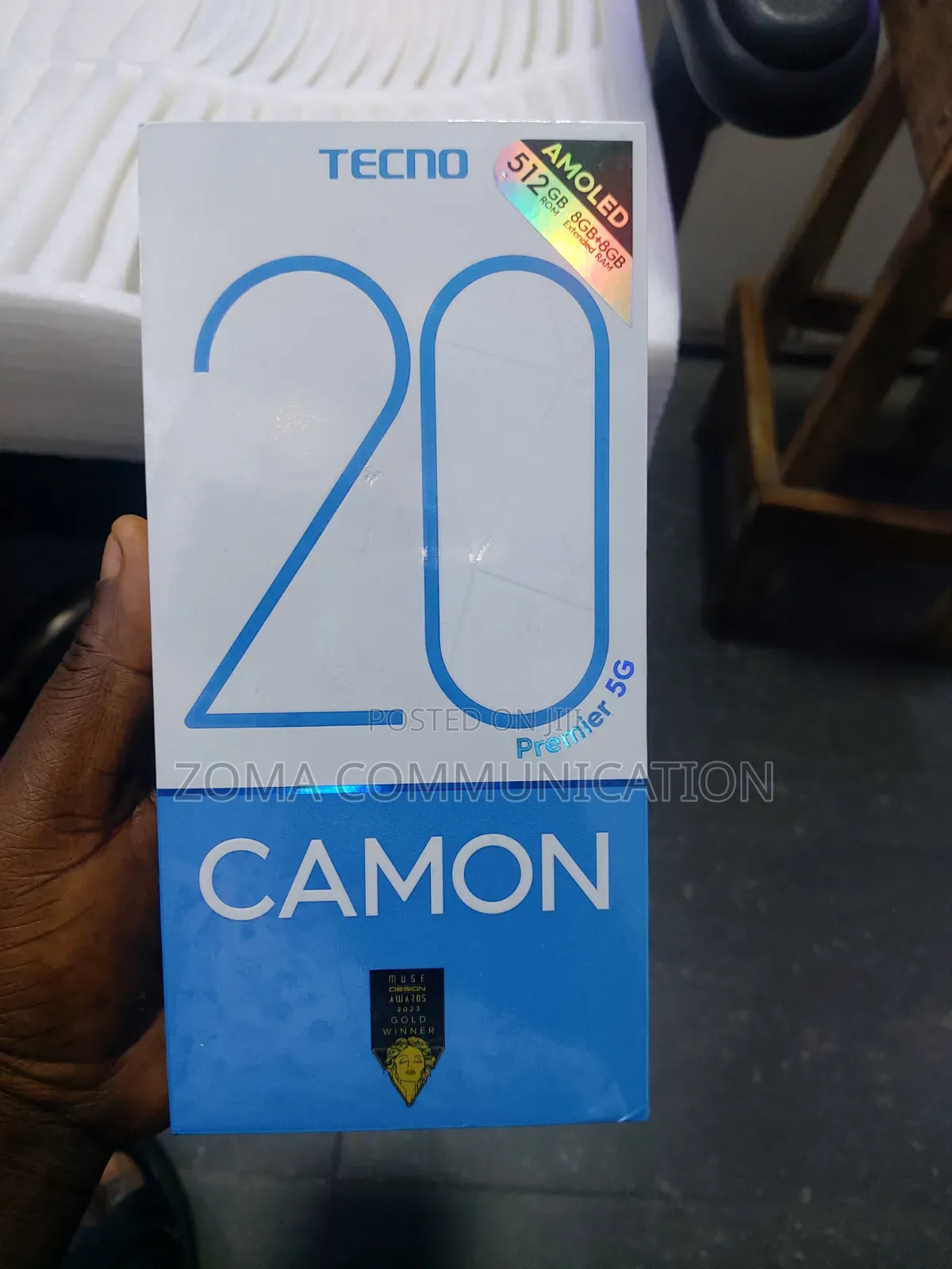 New Tecno Camon 20 Premier 5G 512 GB Black