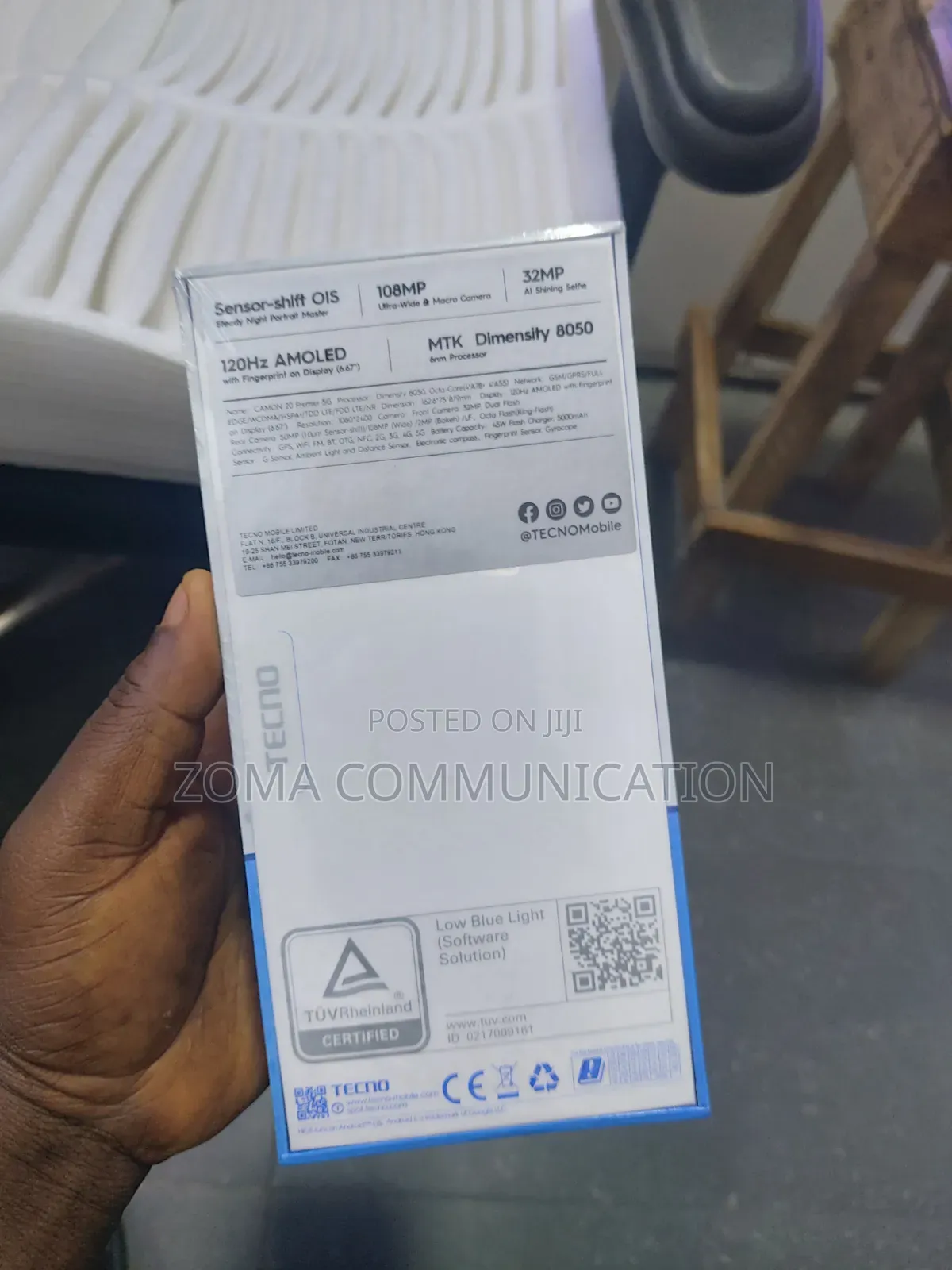 New Tecno Camon 20 Premier 5G 512 GB Black