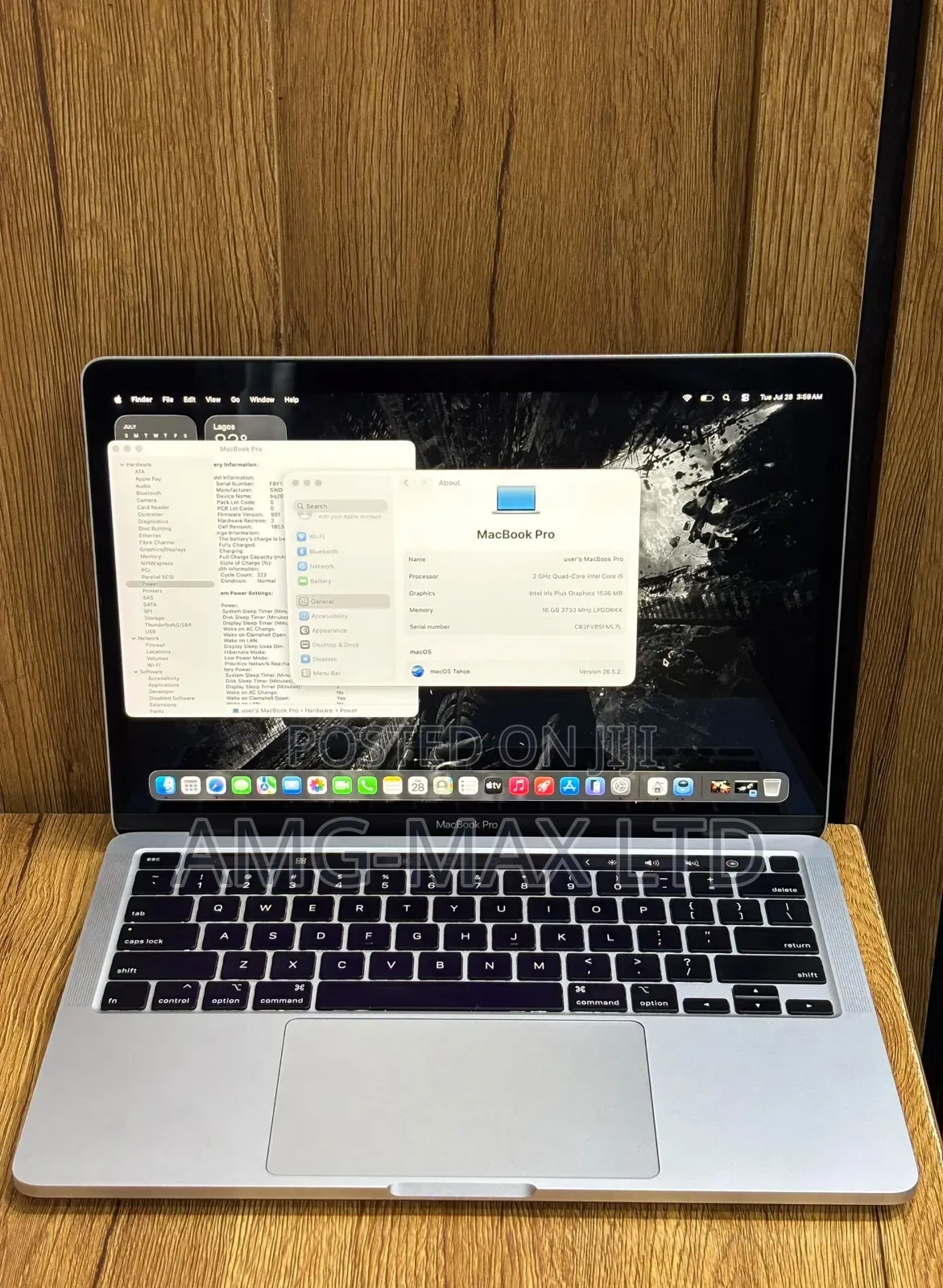 Laptop Apple MacBook Pro 2022 M2 8GB Apple M2 SSD 256GB