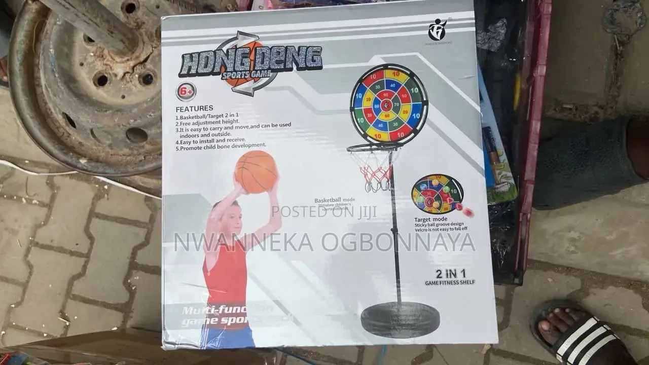 Portable Kids Basketball Adjustable Height Stand