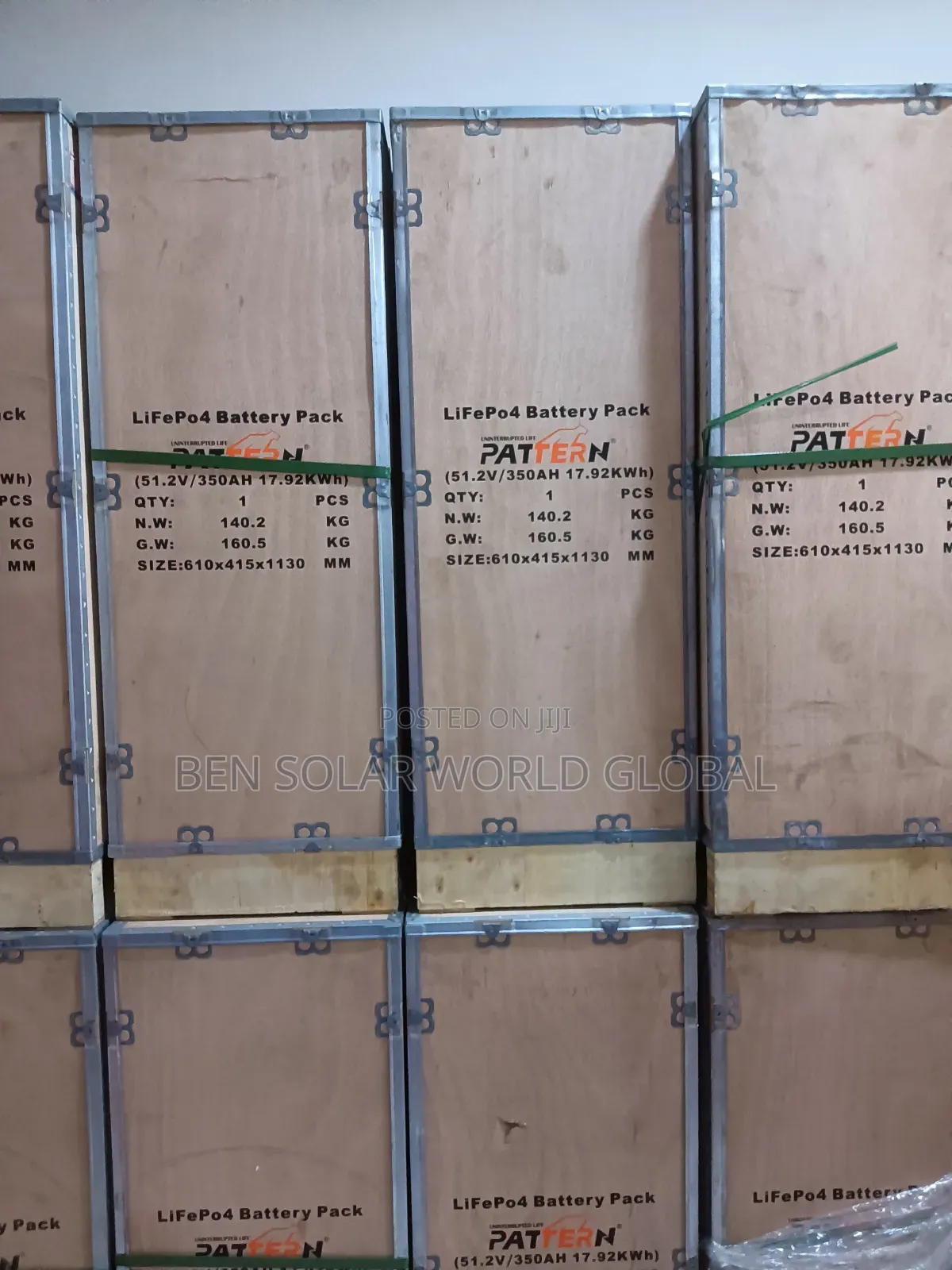 17.92kwh Pattern Solar Lithium Battery 51.2V