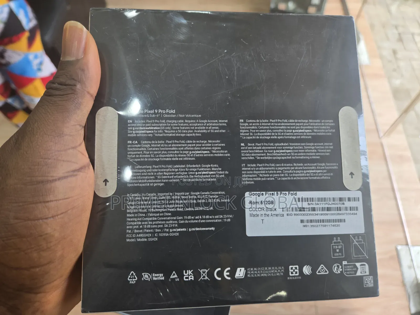 New Google Pixel 9 Pro Fold 512 GB Black