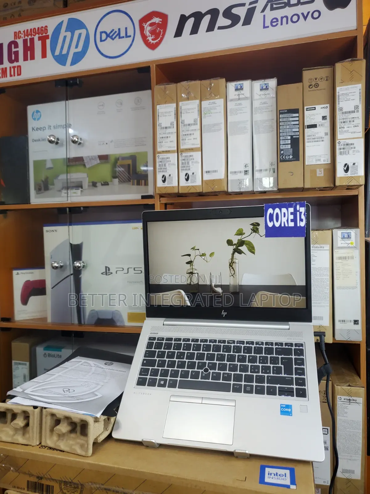 New Laptop HP EliteBook 745 G6 8GB Intel Core i3 SSD 256GB
