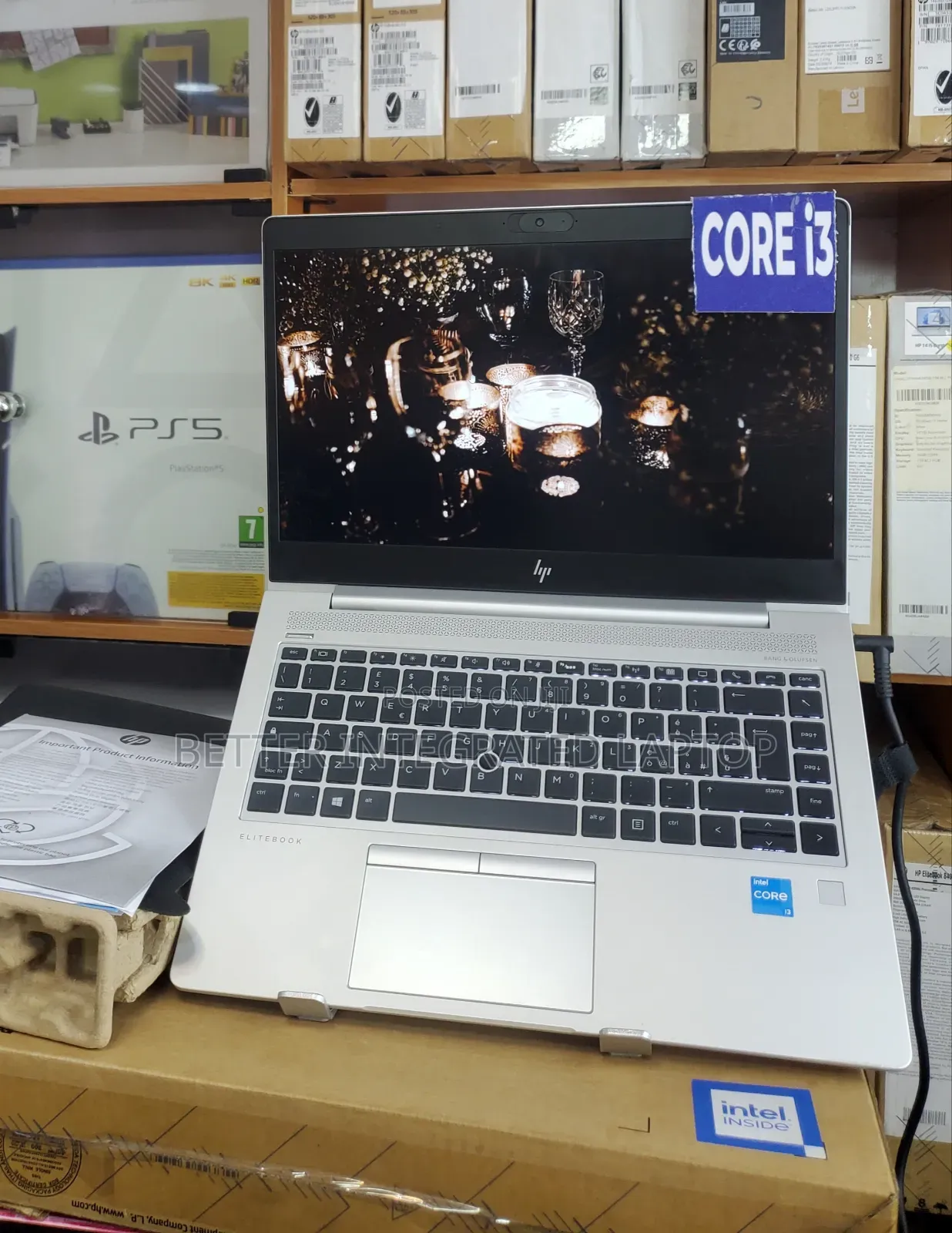 New Laptop HP EliteBook 745 G6 8GB Intel Core i3 SSD 256GB