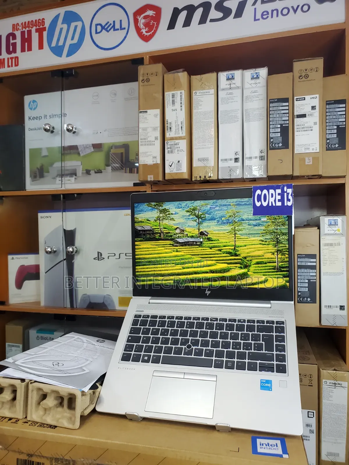 New Laptop HP EliteBook 745 G6 12GB Intel Core i3 SSD 256GB