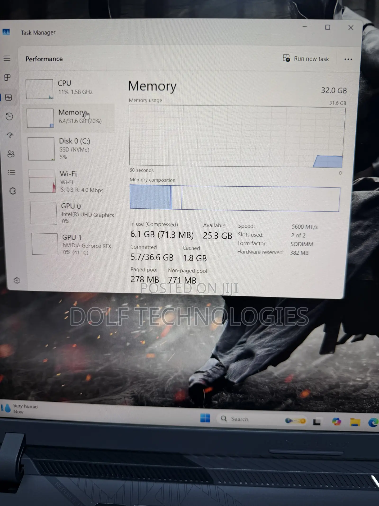 Laptop Asus ROG Strix G16 G614 32GB Intel Core i9 SSD 1T
