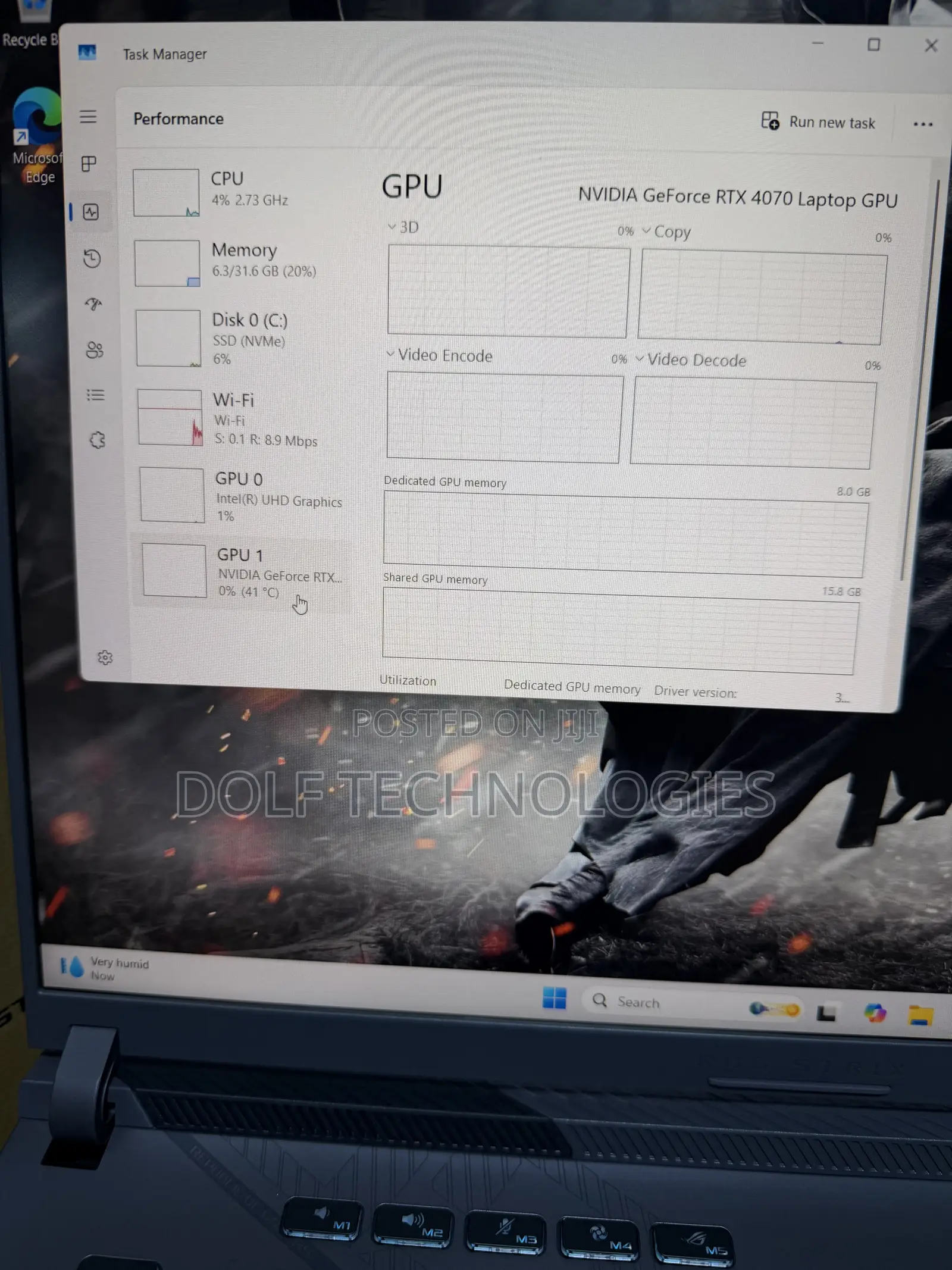 Laptop Asus ROG Strix G16 G614 32GB Intel Core i9 SSD 1T