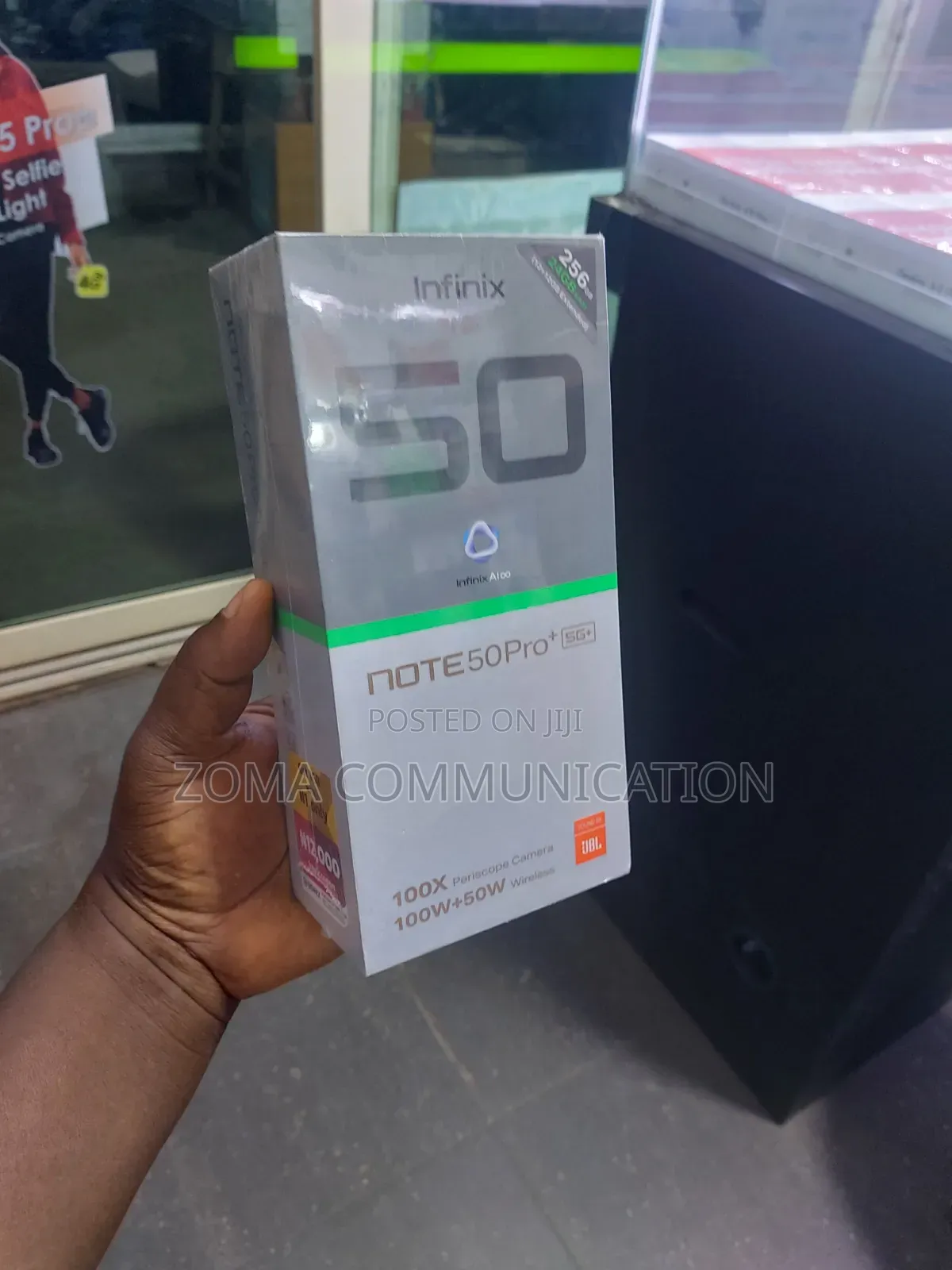 New Infinix Note 50 Pro+ 256 GB Black