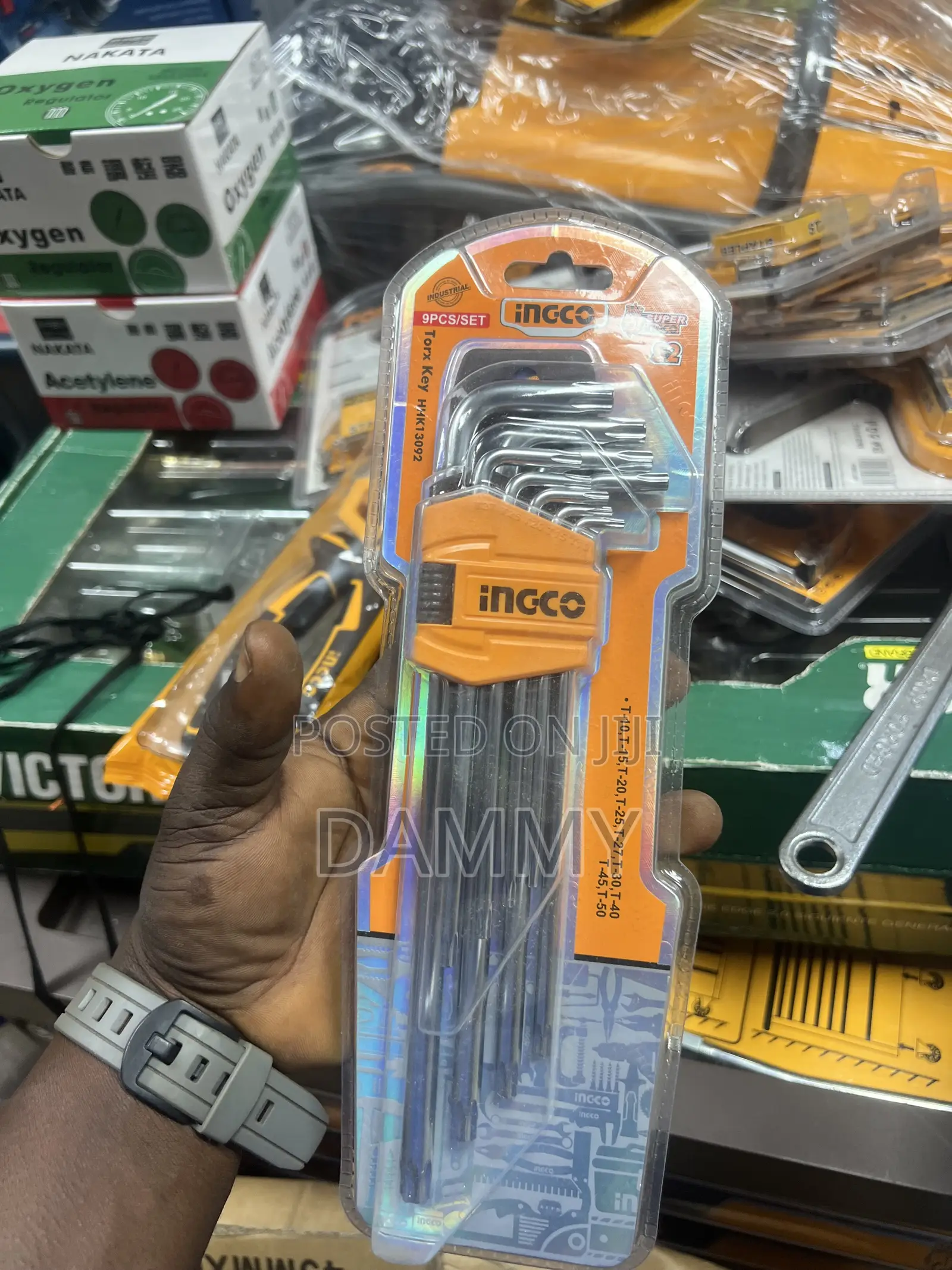 INGCO 9-Piece Torx Key Set