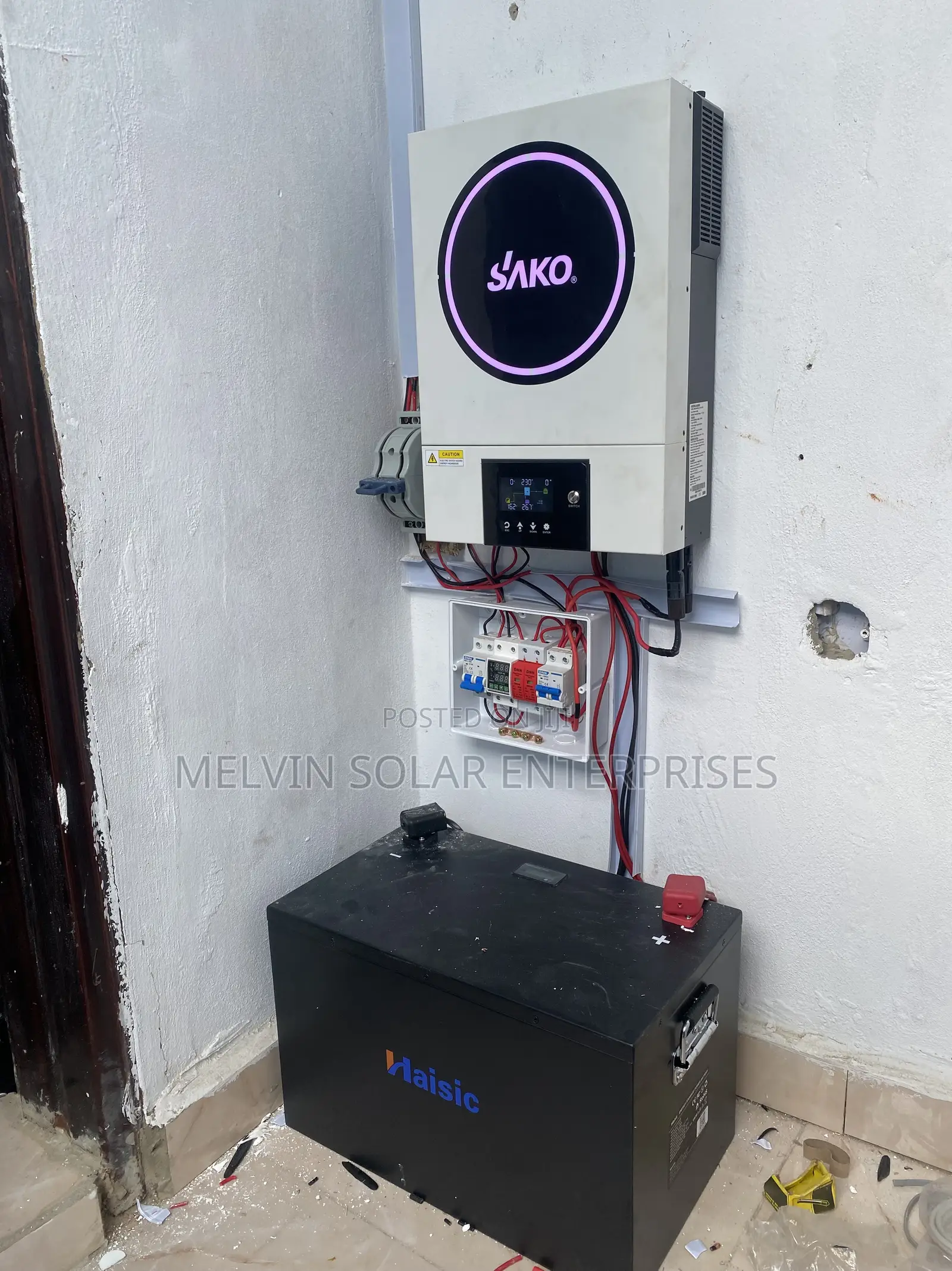 6.2kva/Haisic 8kwh Hybrid Installation Done and Dusted Dm Let’s Deal