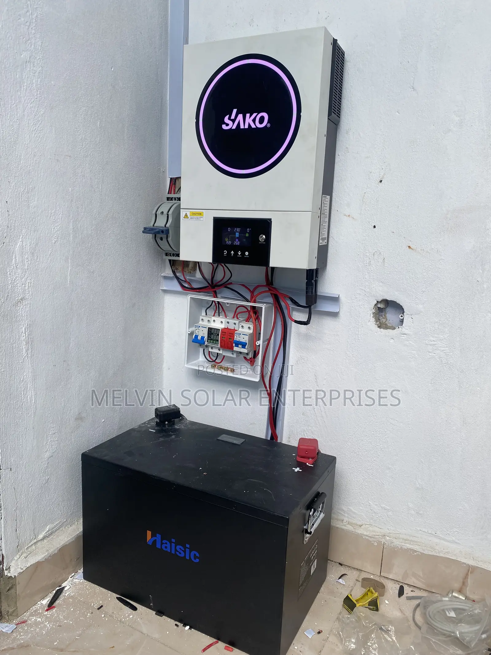6.2kva/Haisic 8kwh Hybrid Installation Done and Dusted Dm Let’s Deal