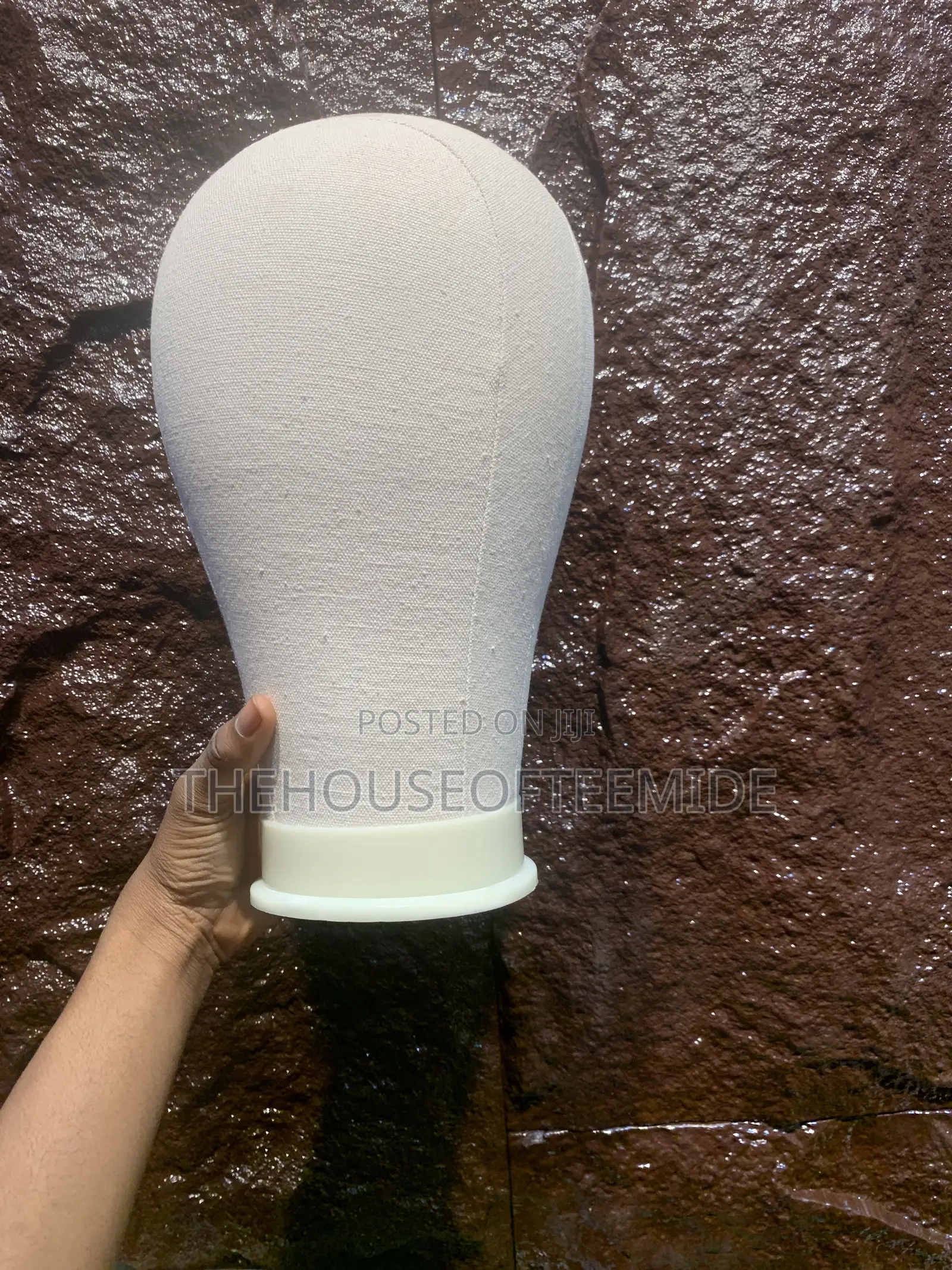 Canva Head Dummy for Wig Display