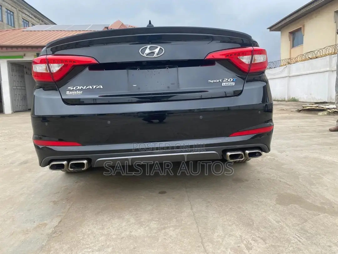 Hyundai Sonata Limited 2.0T 4dr Sedan (2.0L 4cyl Turbo 6A) 2015 Black