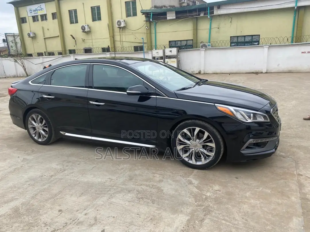 Hyundai Sonata Limited 2.0T 4dr Sedan (2.0L 4cyl Turbo 6A) 2015 Black