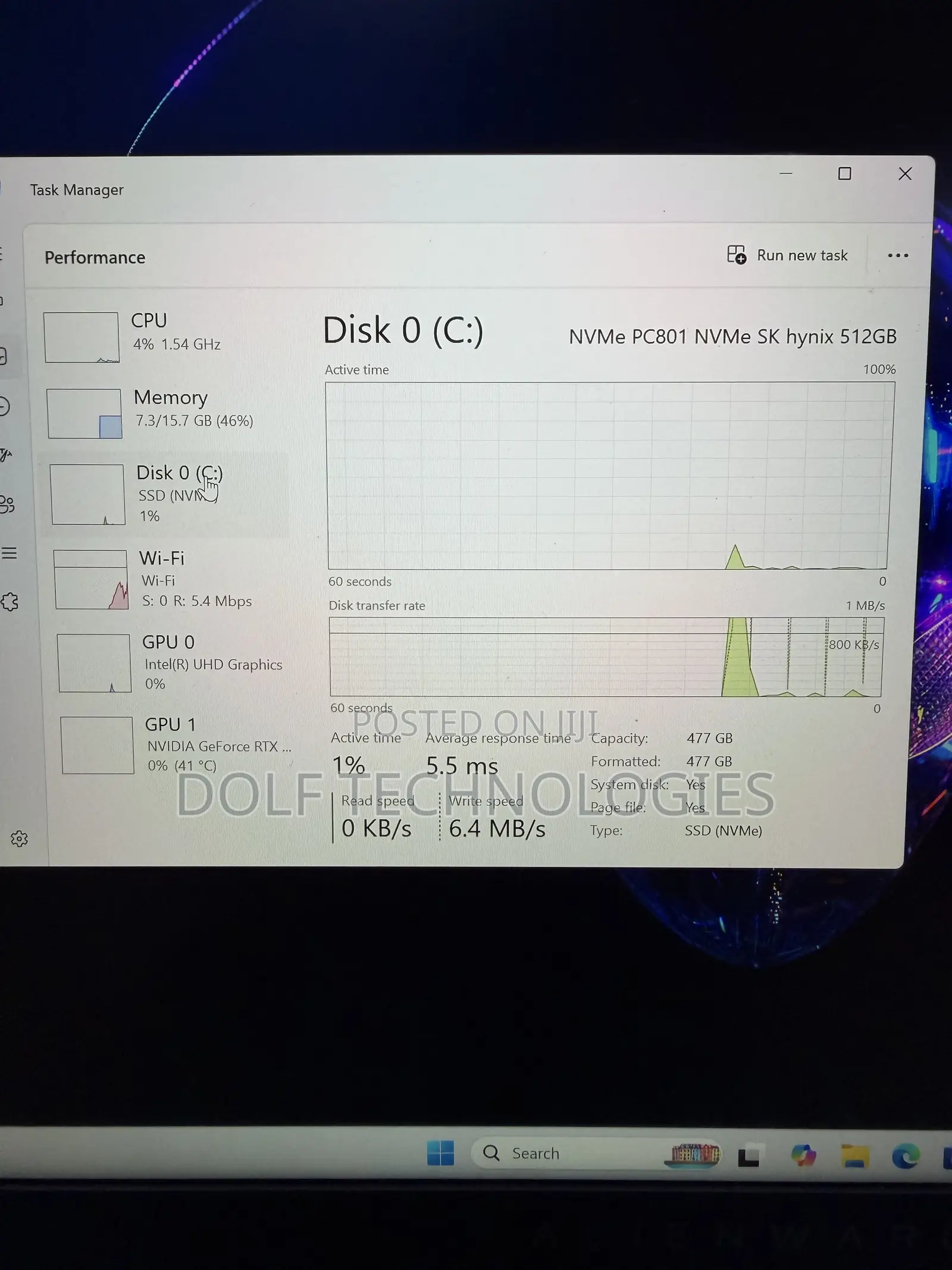 Laptop Alienware M16 R1 16GB Intel Core i7 SSD 512GB