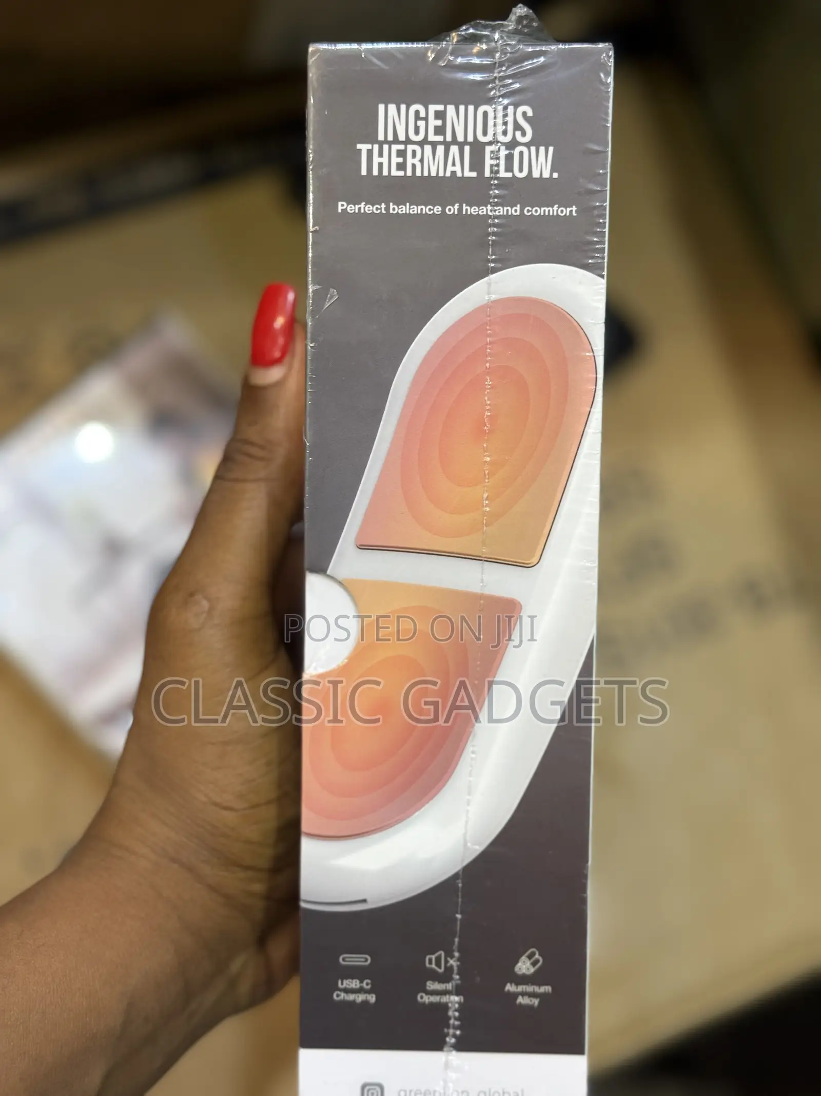 Green Lion Rapid Menstrual Heating Massager for Ladies/Teenagers
