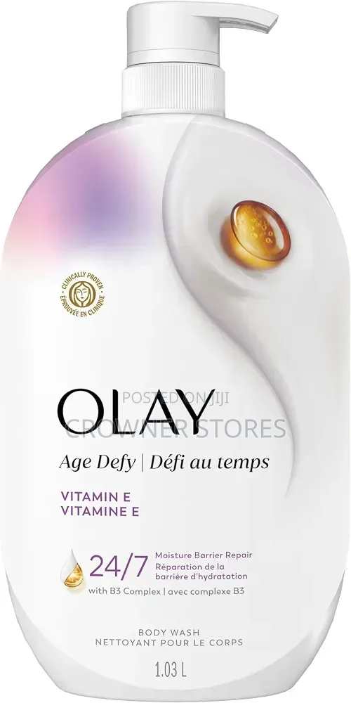 Olay Ultra Moisture Age Defy Body Wash With Vitamin E, Vitamin B3