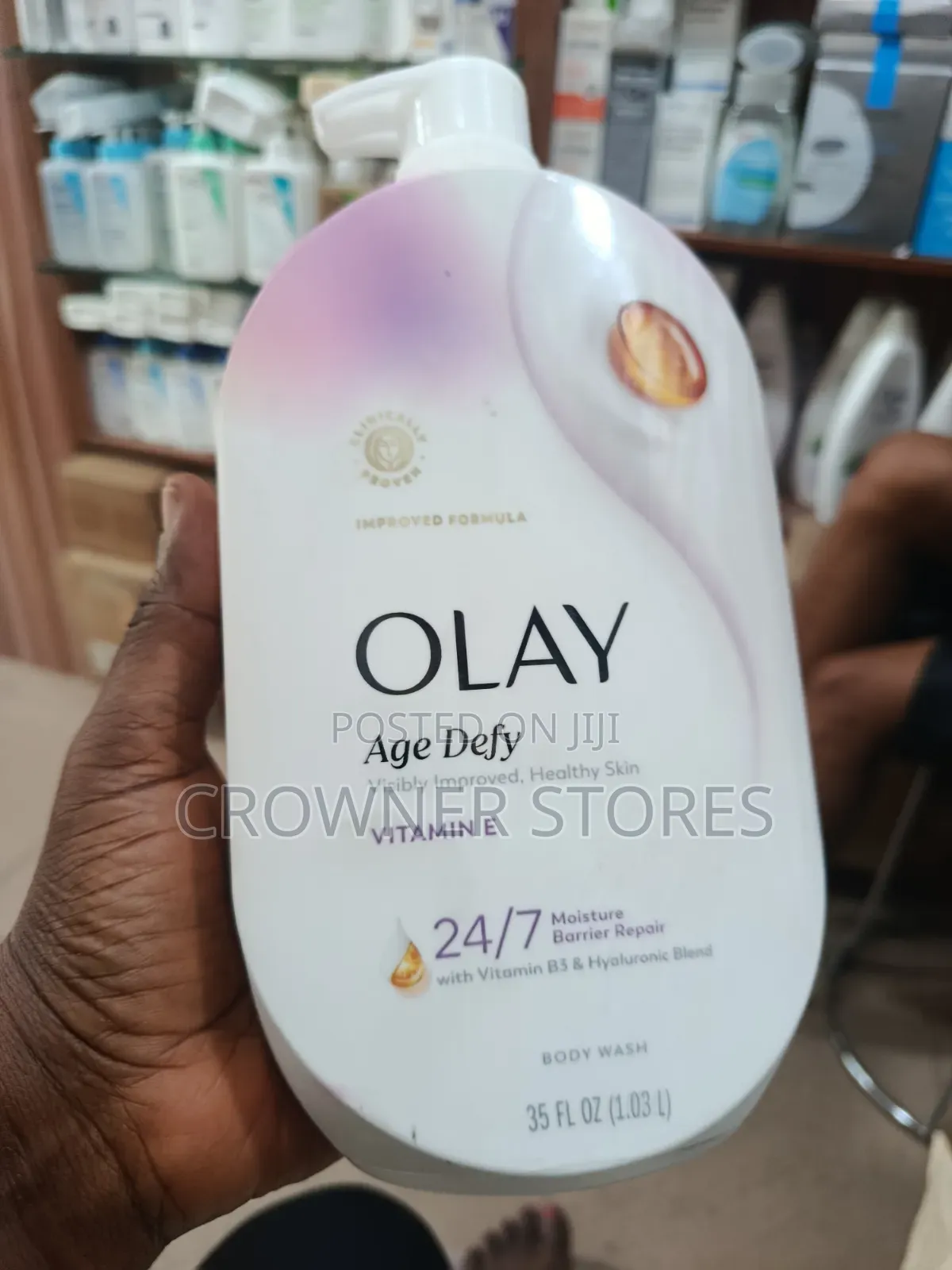 Olay Ultra Moisture Age Defy Body Wash With Vitamin E, Vitamin B3