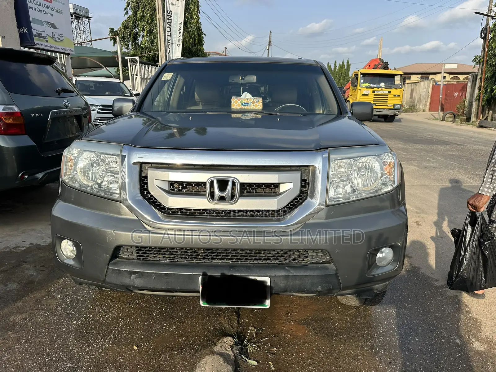 Honda Pilot EX-L 4dr SUV 4WD (3.5L 6cyl 5A) 2009 Gray