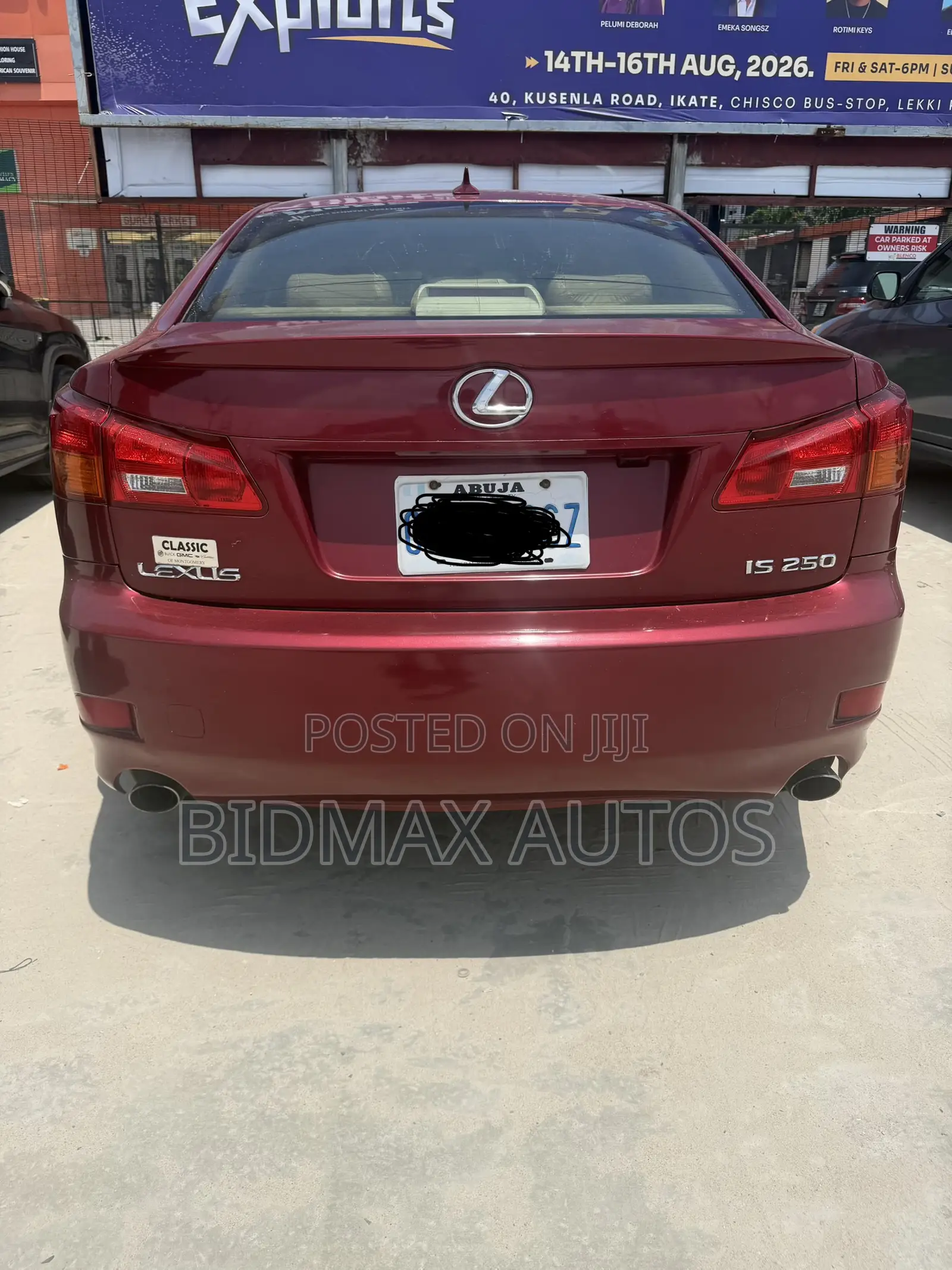 Lexus IS 250 2008 Burgundy
