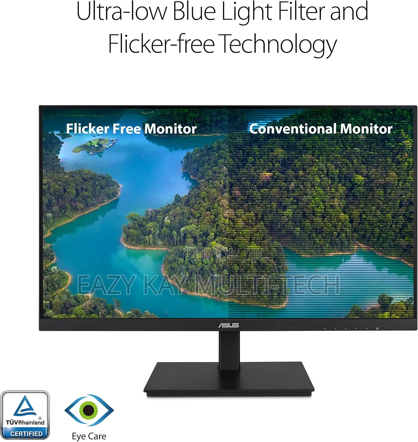 ASUS 24-Inch 1080P Monitor With Speaker