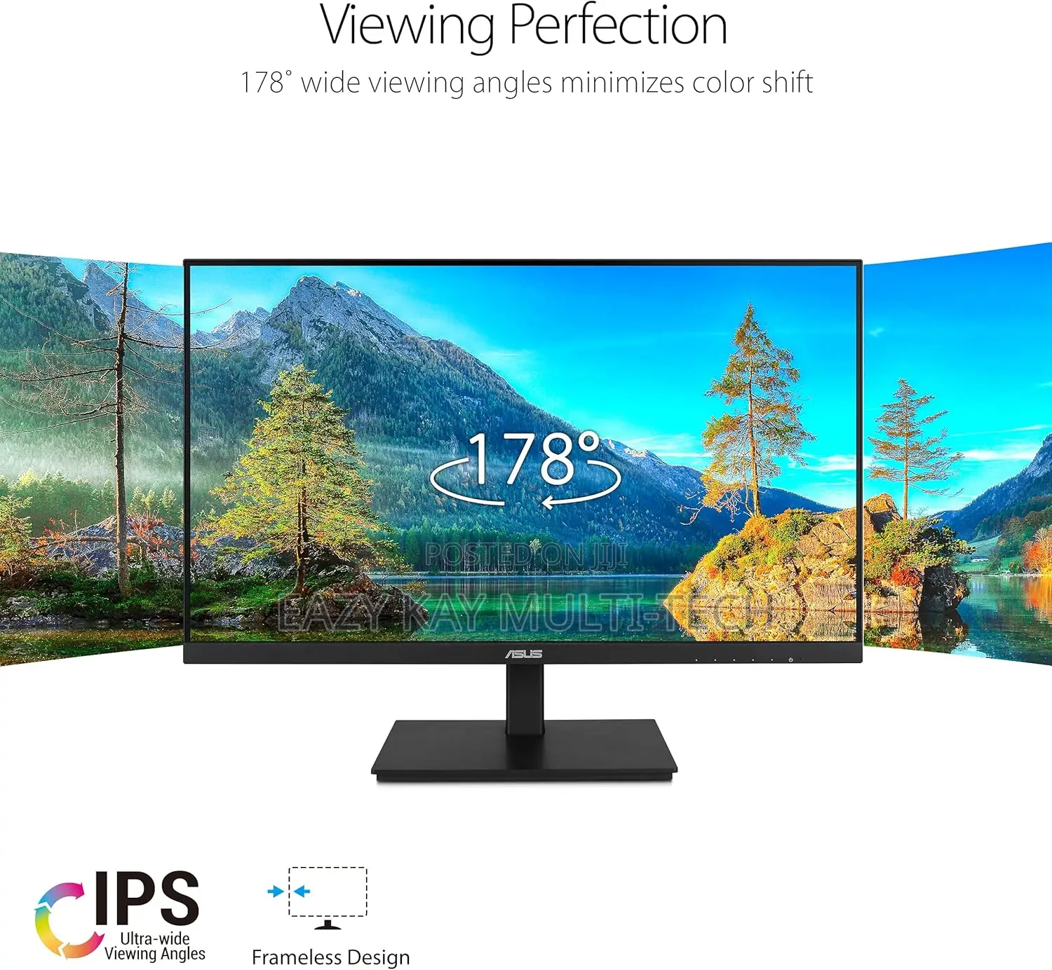 ASUS 24-Inch 1080P Monitor With Speaker