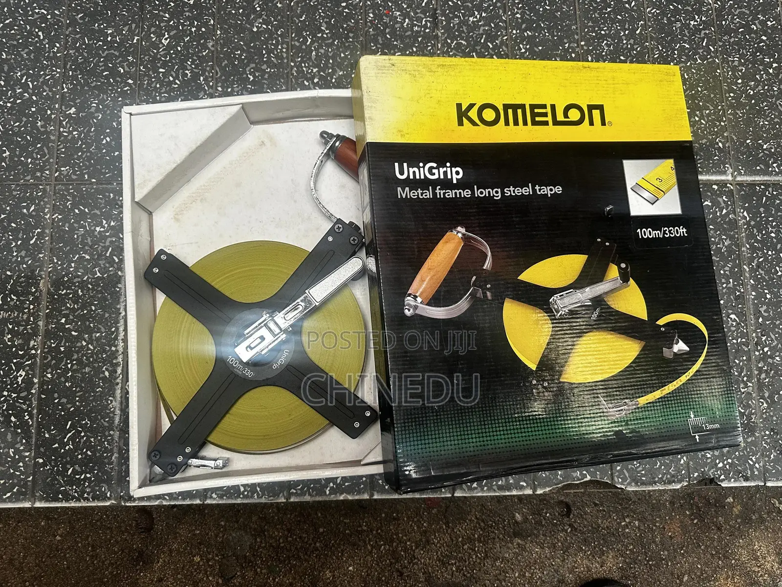 Komelon UniGrip Long Steel Tape Measure 50m