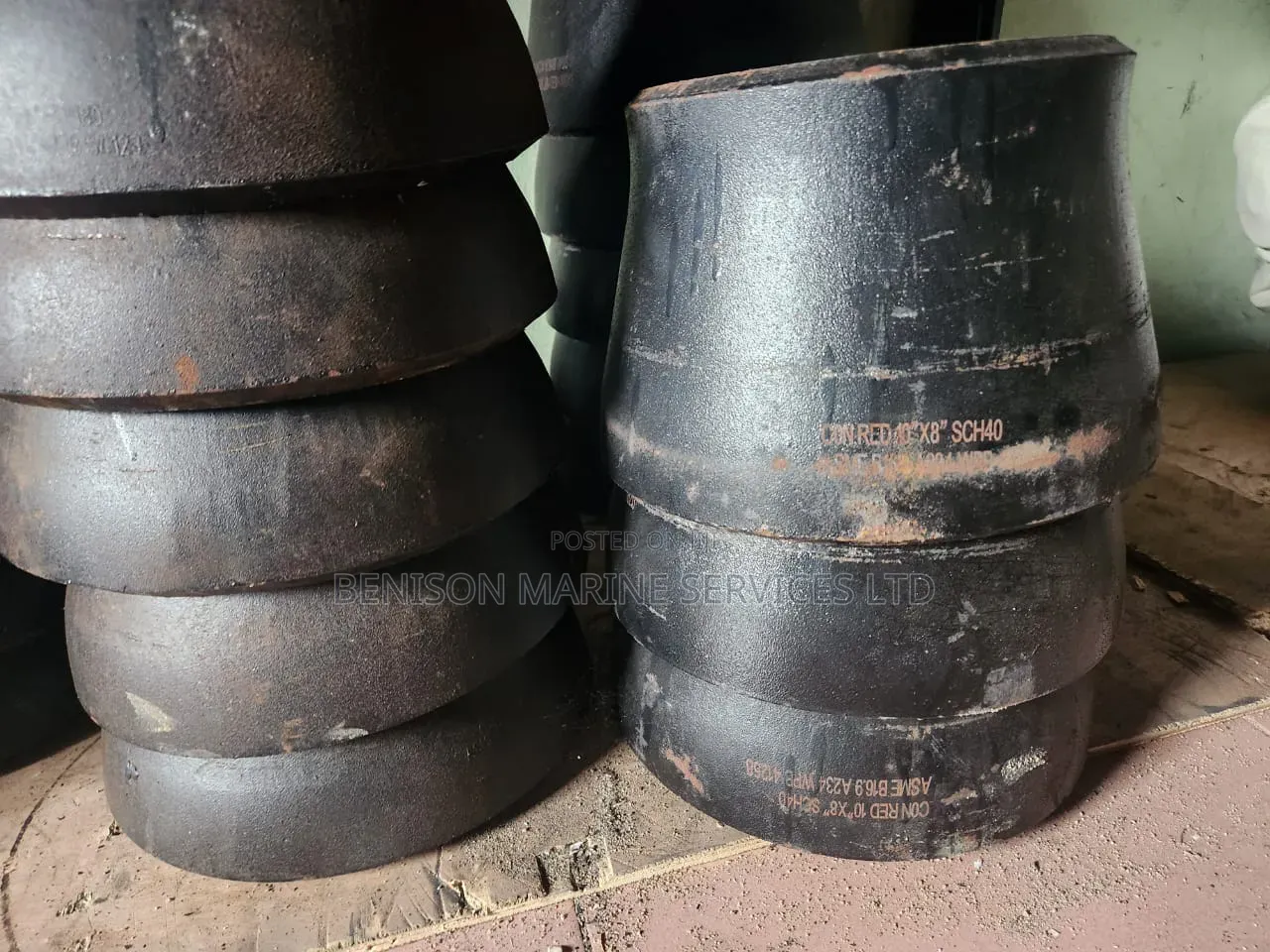 10"x8" Concentric Reducer SCH40 ASME