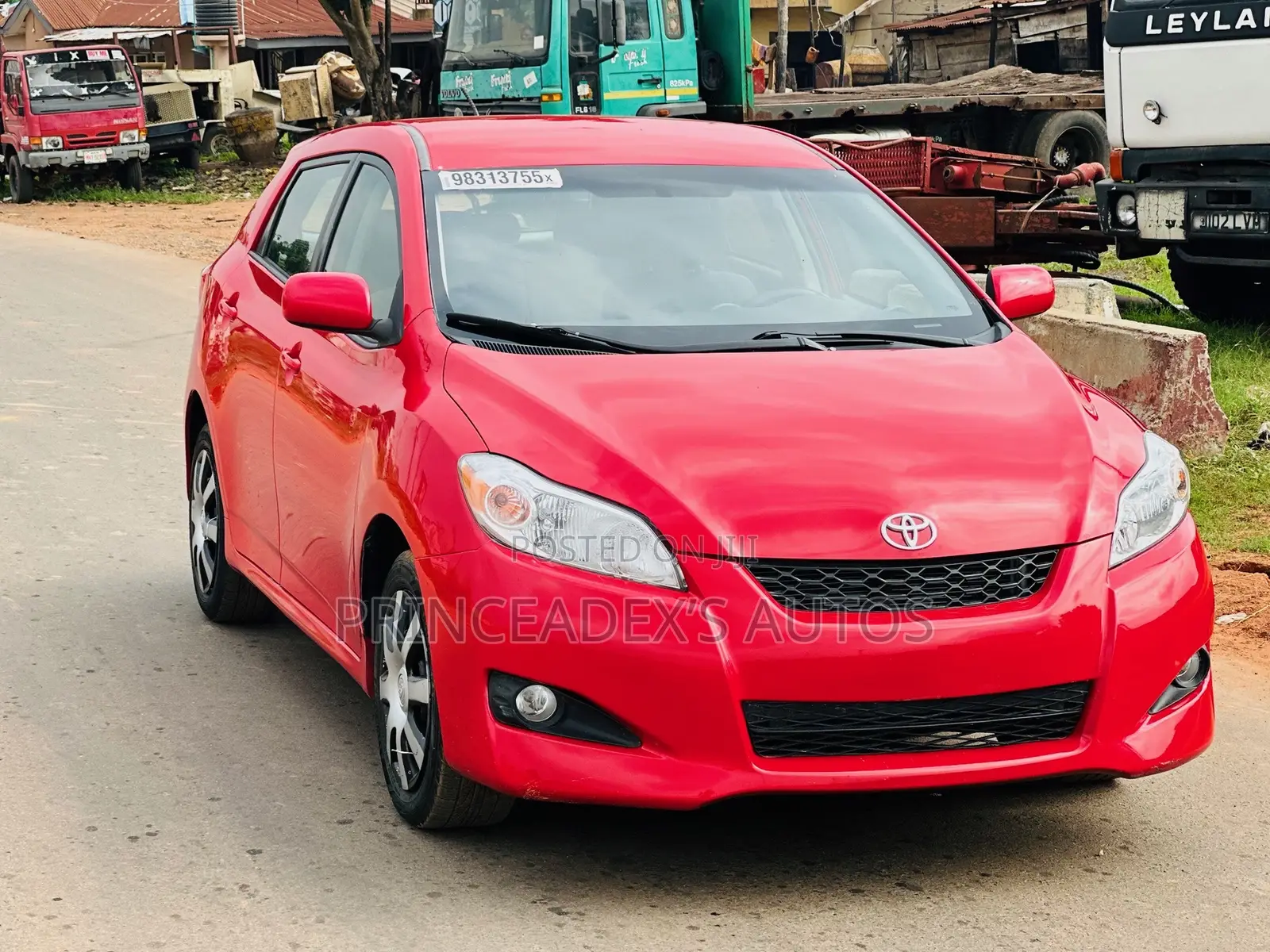 Toyota Matrix S Hatchback AWD (2.4L 4cyl 4A) 2010 Red