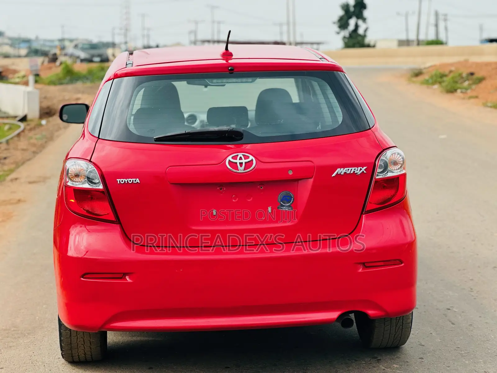 Toyota Matrix S Hatchback AWD (2.4L 4cyl 4A) 2010 Red