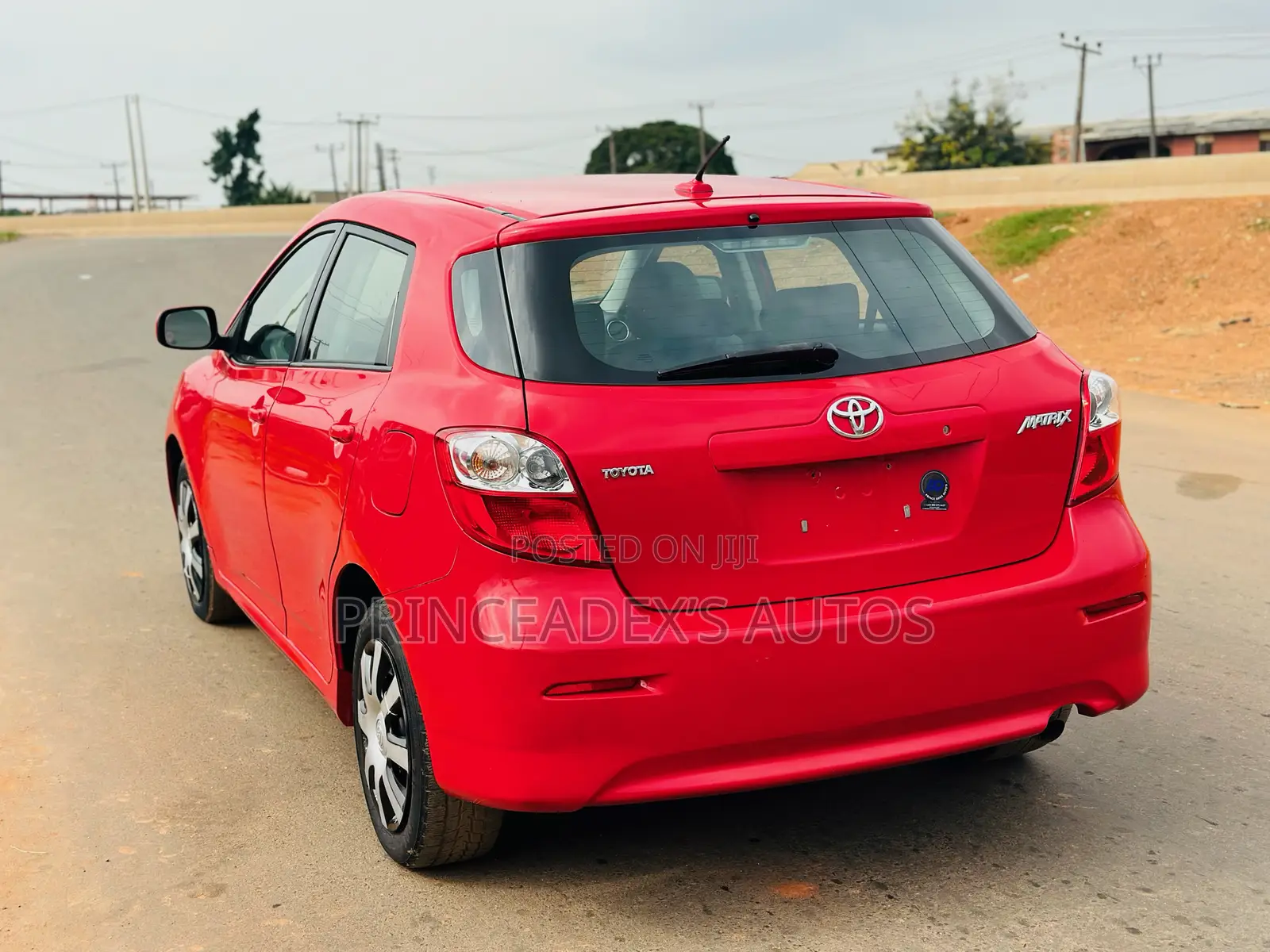 Toyota Matrix S Hatchback AWD (2.4L 4cyl 4A) 2010 Red