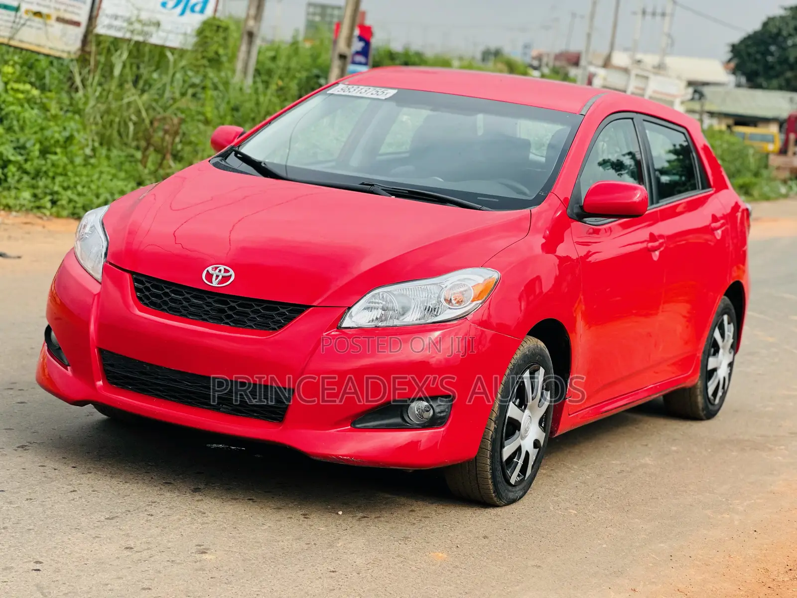 Toyota Matrix S Hatchback AWD (2.4L 4cyl 4A) 2010 Red