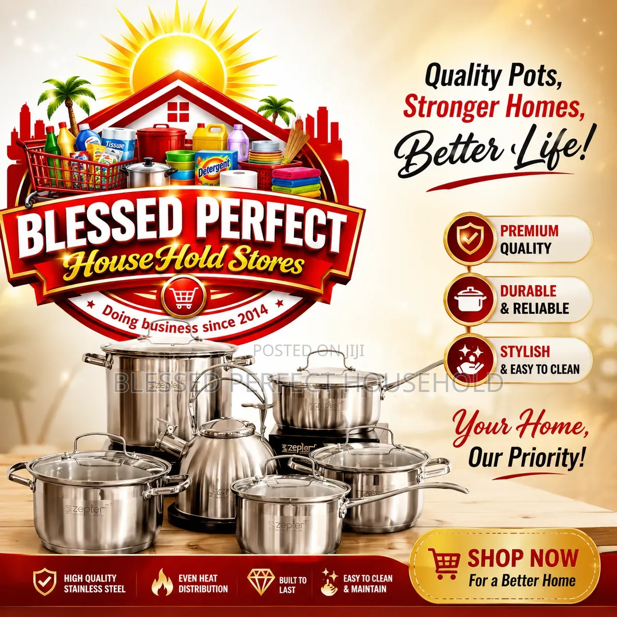 Quality Stainless Steel Pot