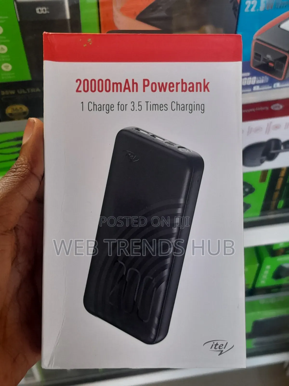 Itel 20000mAh Powerbank Star200 High Capacity Portable PowerBank