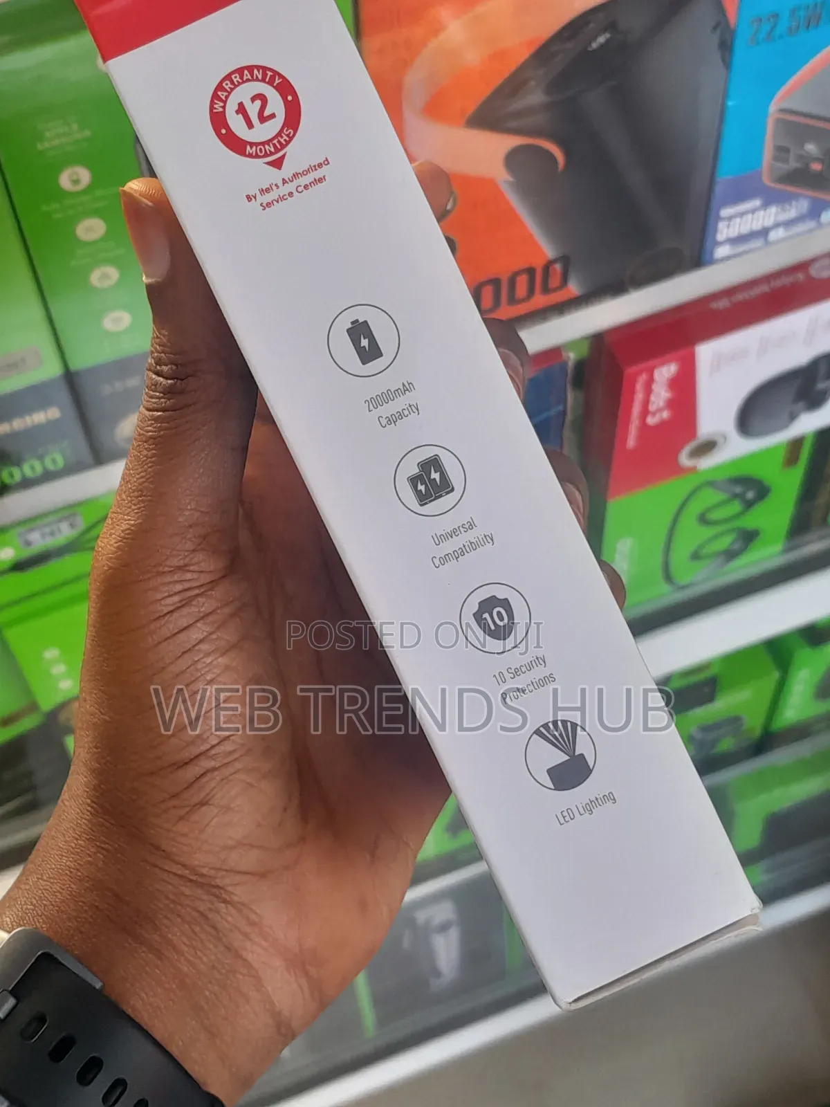 Itel 20000mAh Powerbank Star200 High Capacity Portable PowerBank