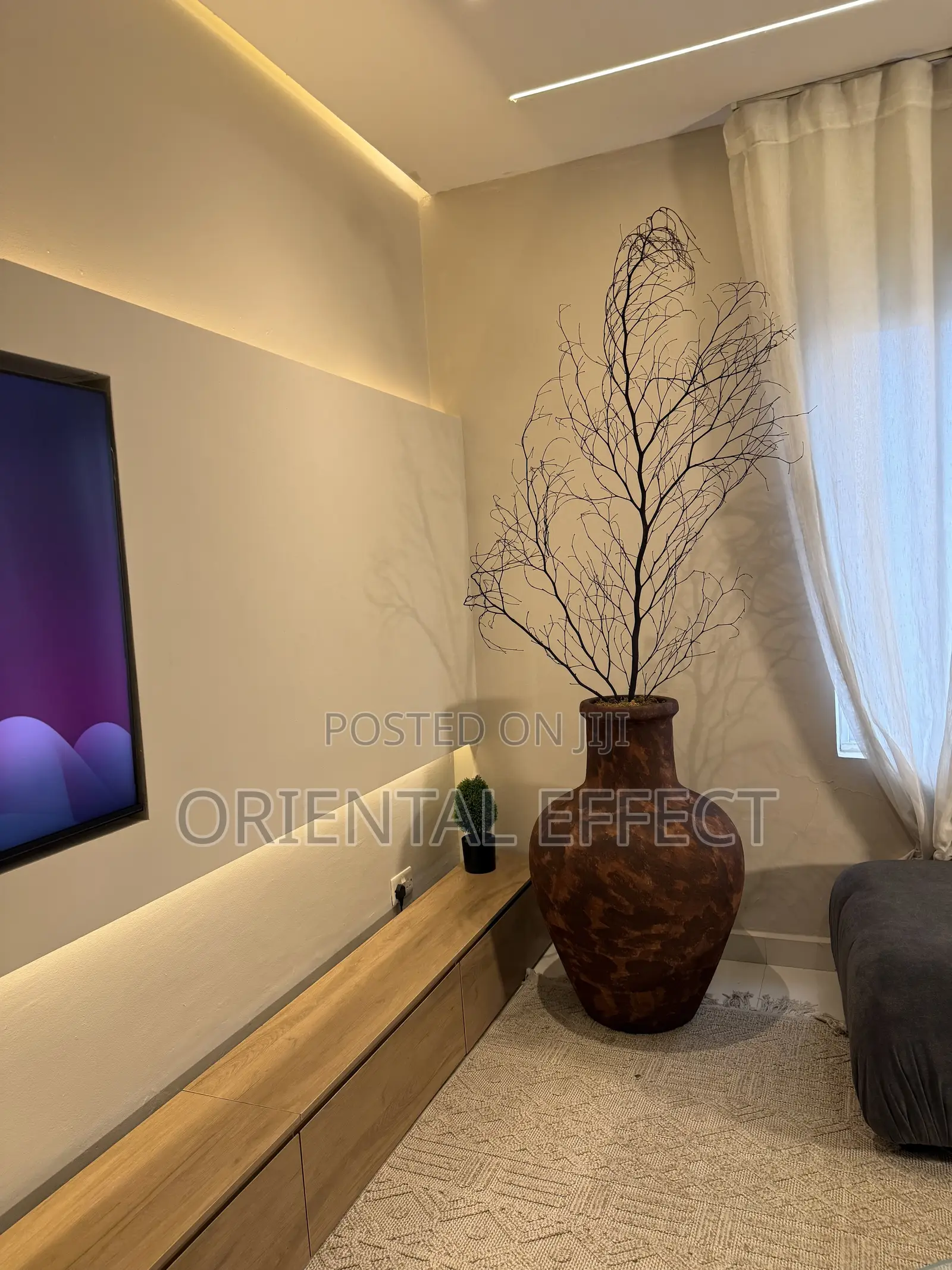Brown Rustic Rivendell Pot With Natural Twigs | Planters Nigeria