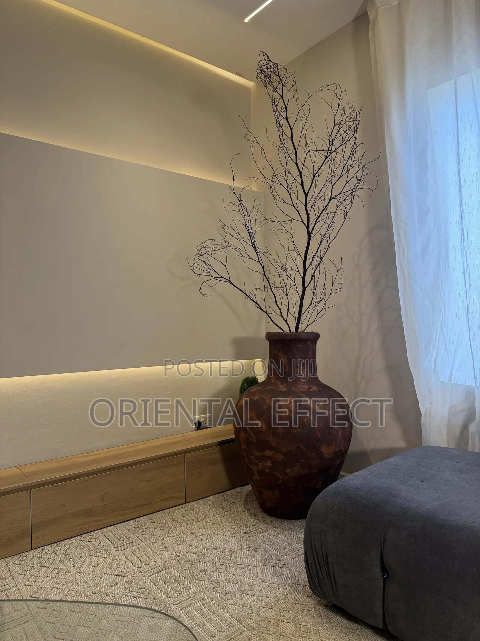Brown Rustic Rivendell Pot With Natural Twigs | Planters Nigeria