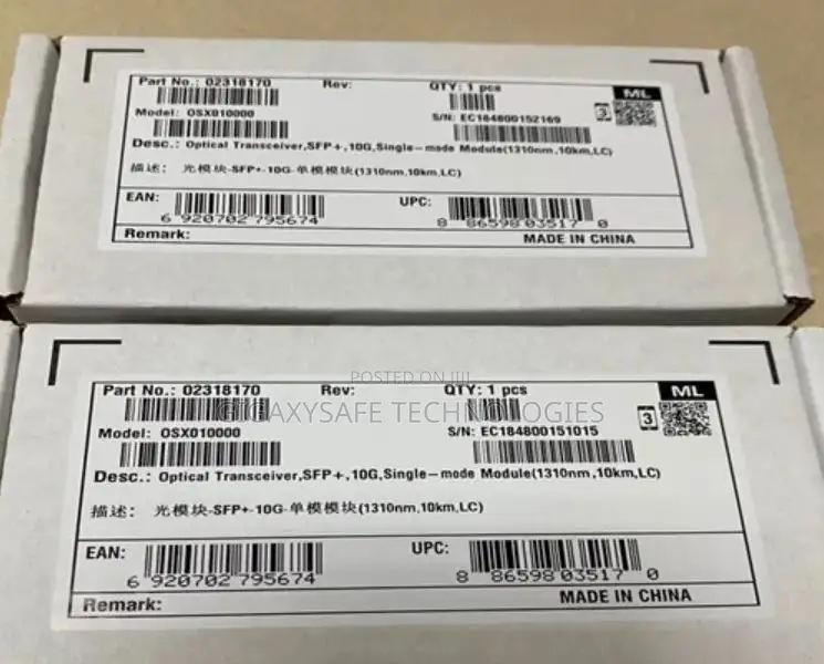 SFP-10G-LR, Huawei SFP+ Optical Transceiver, 10G, 1310nm, 10km