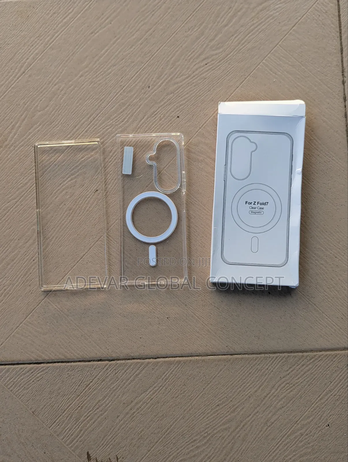 Samsung Galaxy Z Fold7 Scratchproof PC Transparent Magsafe Phone Case