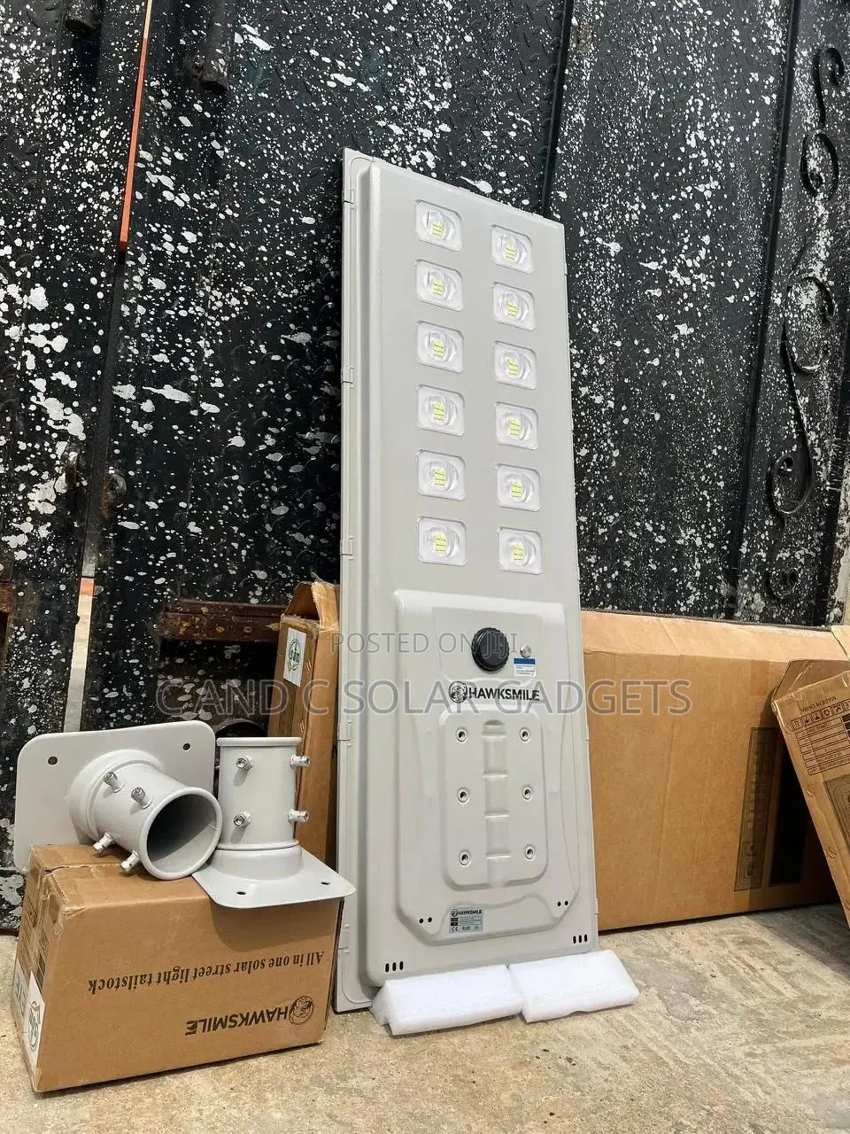 Hawksmile D100w Solar Streetlight 3years Warranty
