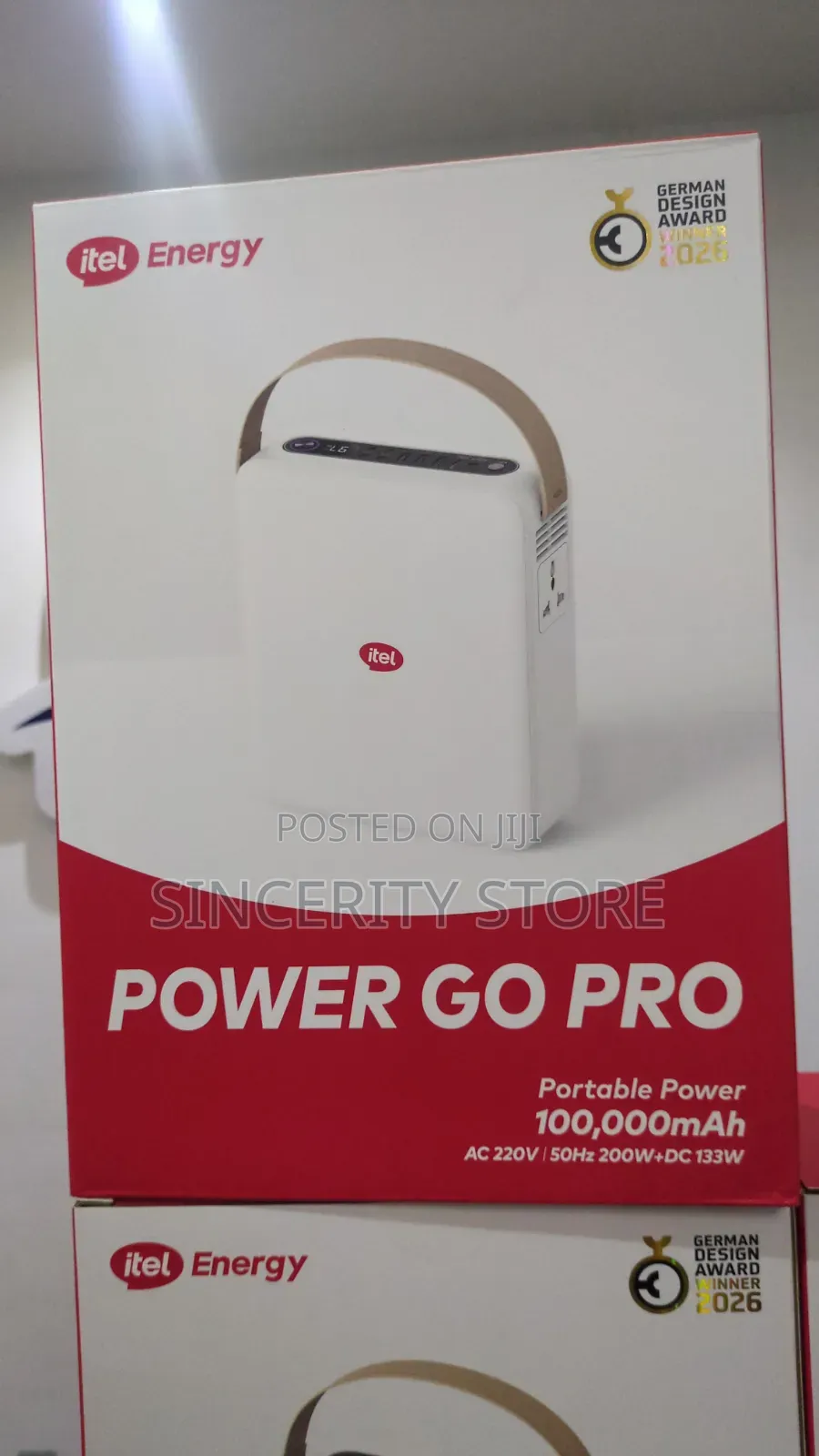 Itel Power Go Pro 100,000mAh Portable Power Station
