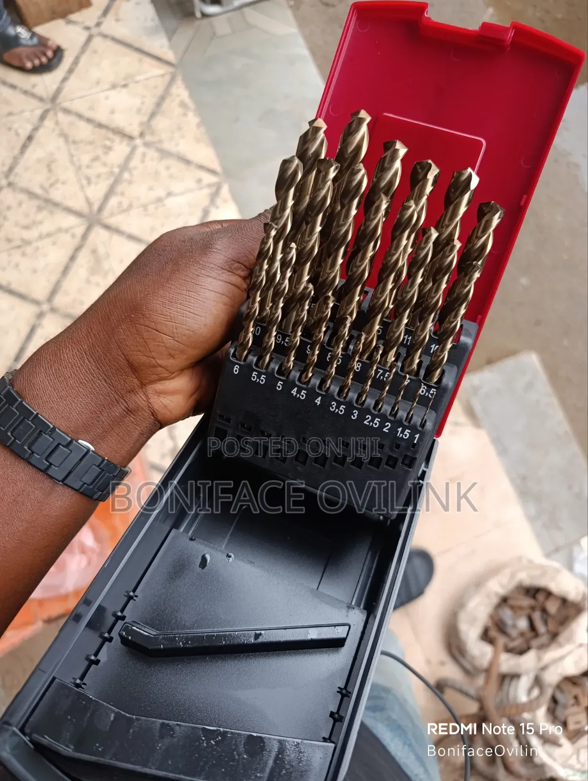 Co HSS Twist Cobalt Straight Shank Drill Bit Set 25pcs