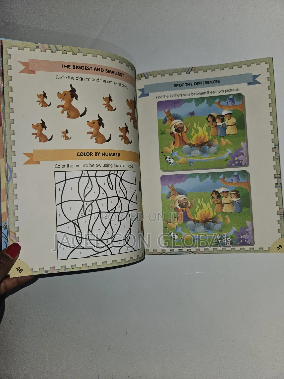 Children Activity and Coloring Bible