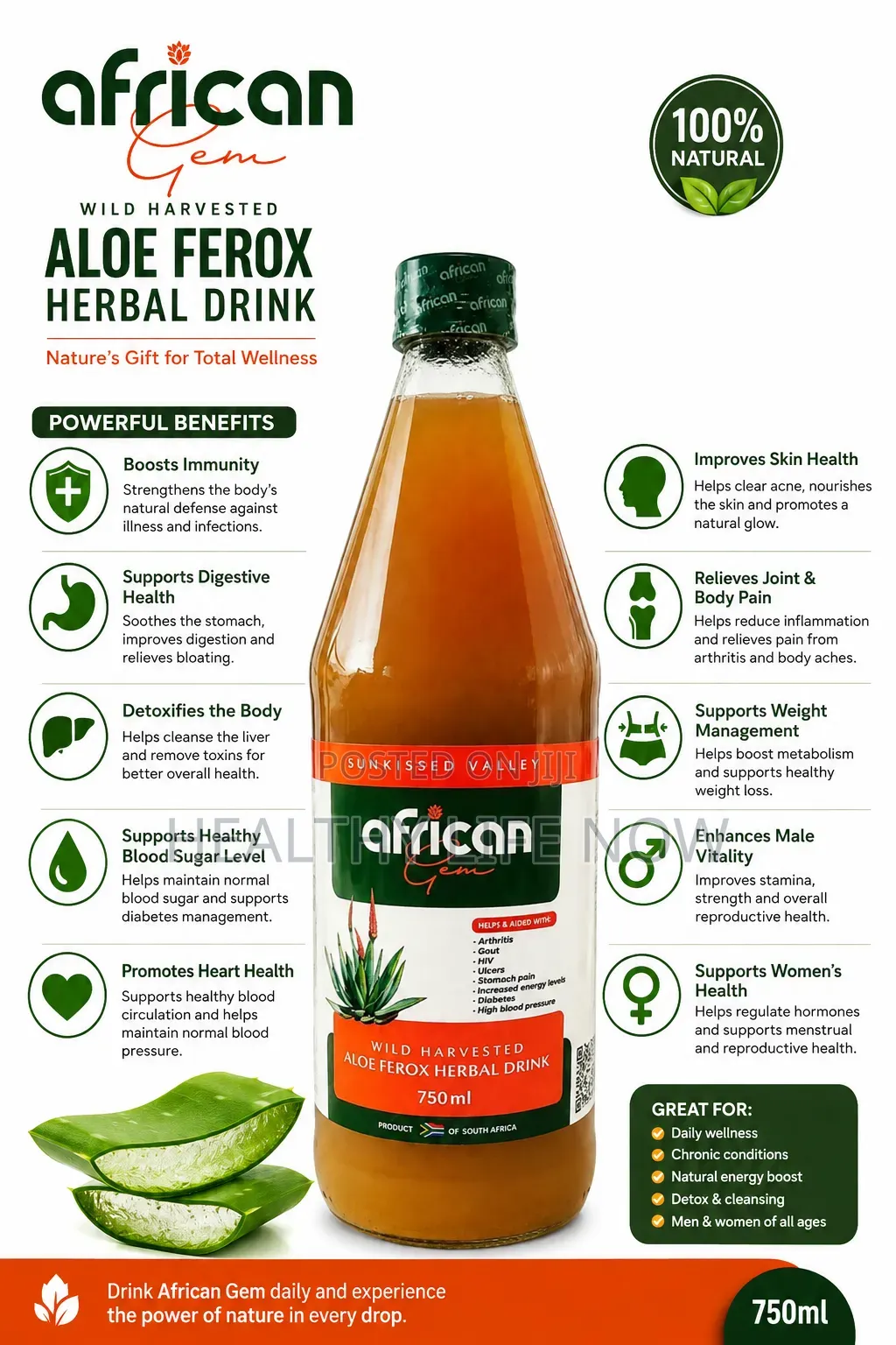 African Gem Aloe Ferox Herbal Product