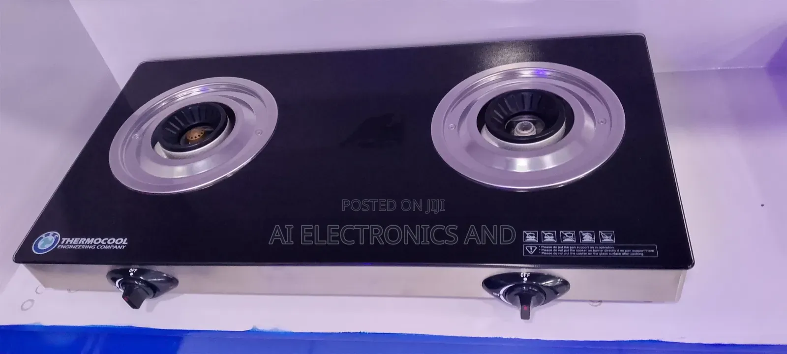 Haier Thermocool Table Top Gas Cooker (Glass Top) Original Thermocool