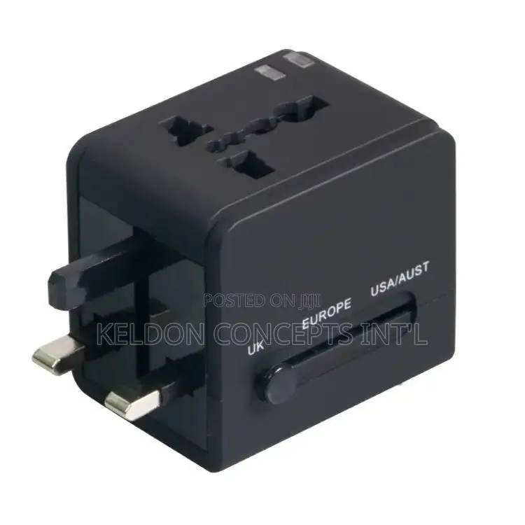 Travel Adapter With 2 USB Port Moq:50pcs