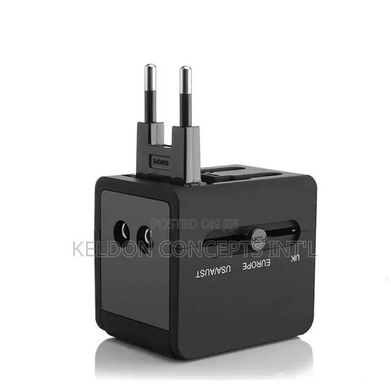 Travel Adapter With 2 USB Port Moq:50pcs