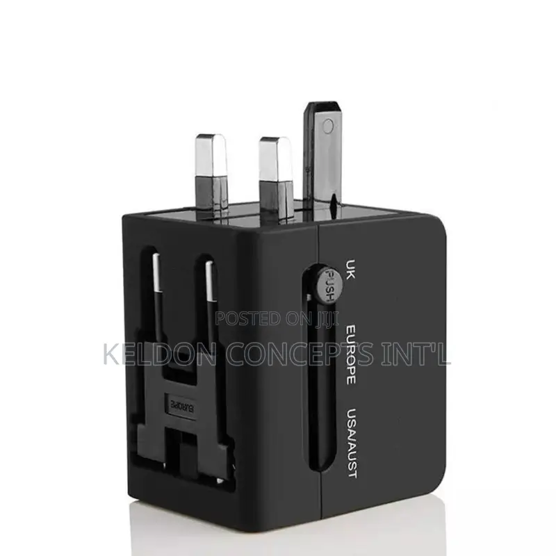 Travel Adapter With 2 USB Port Moq:50pcs