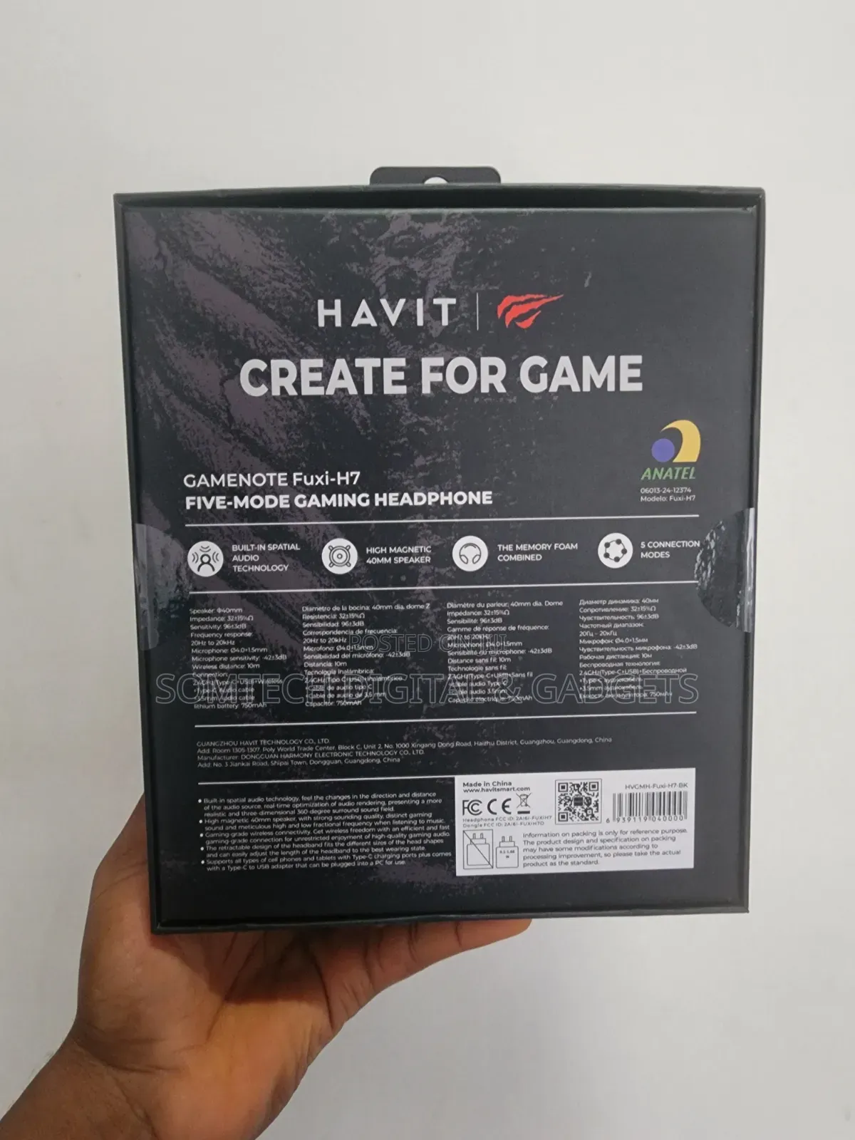 Havit Gamenote Fuxi-H7 Five Mode Gaming Headphone With Noise Canceling
